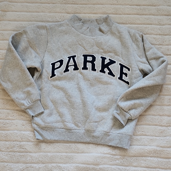 Parke Tops - Parke Varsity Mockneck Sweatshirt